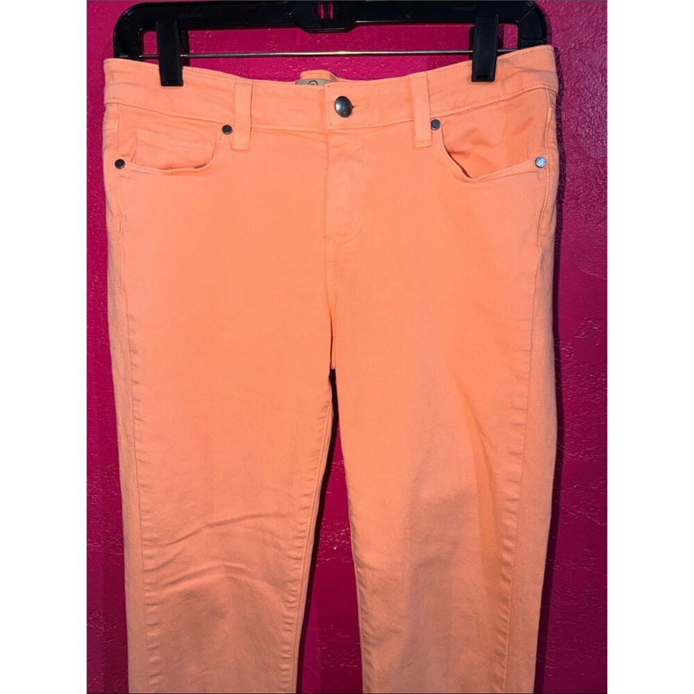 PAIGE Peach ”citrus’ peg Skinny Jeans. Sz 29.
